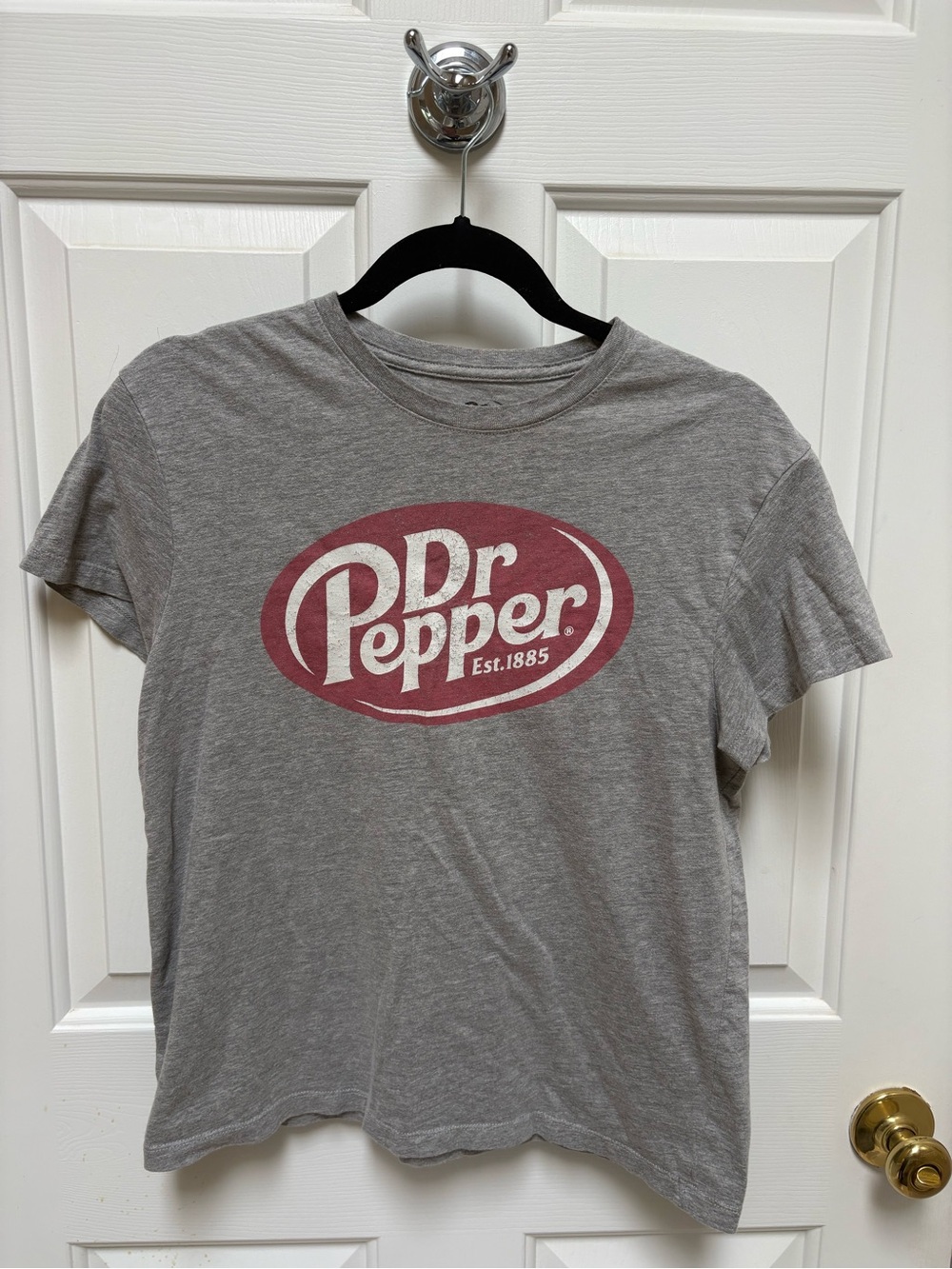 Dr. Pepper Grey Logo Tee